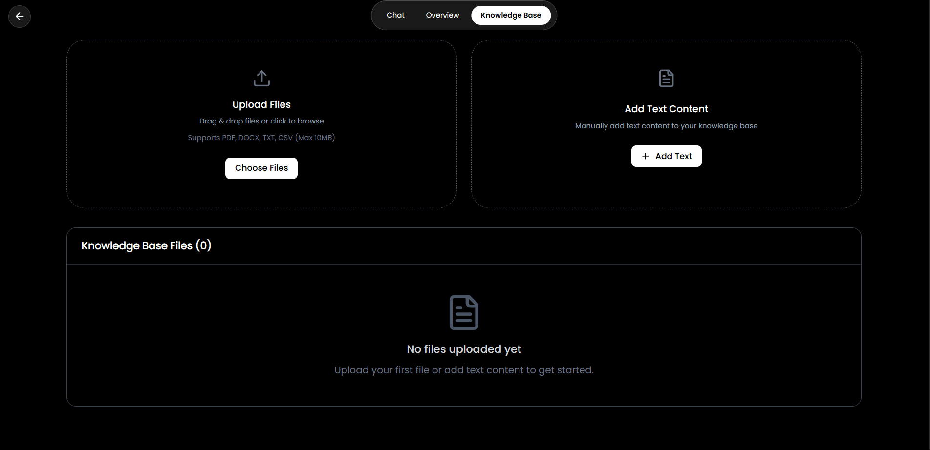 Knowledge Base Interface
